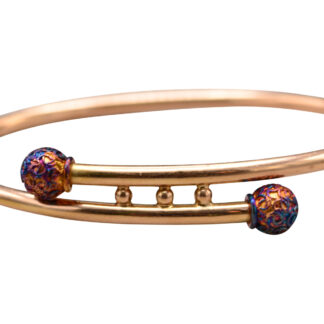 The Cobourg:  Victorian Rose Gold Children's Bangle Bracelet