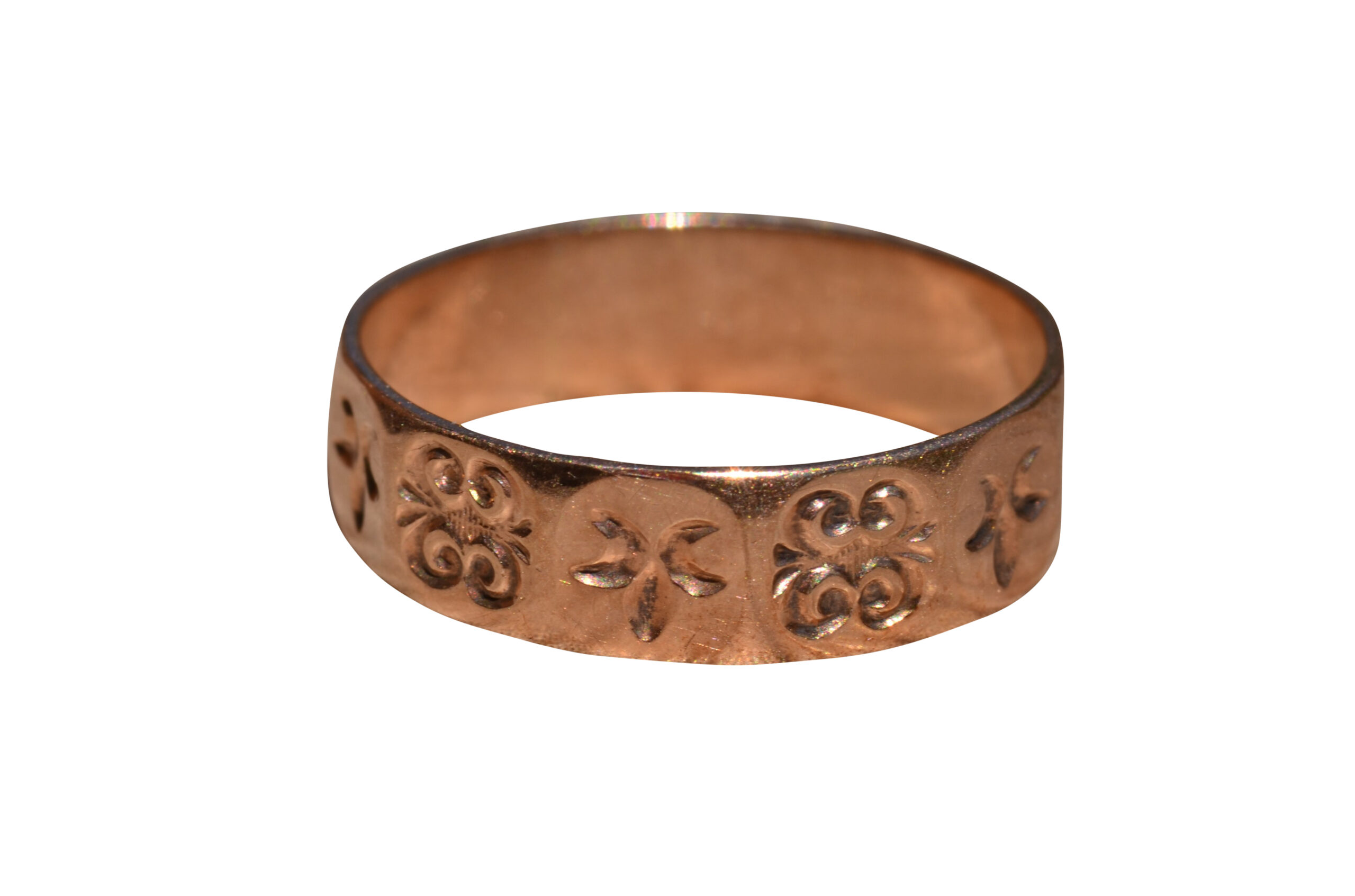 SOLD: The Vine Street: Georgian Rose Gold Wedding Band