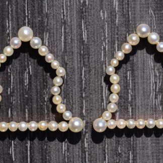 SOLD - The Campanas: Antique Seed Pearl Bell-Shaped Earrings in Yellow Gold
