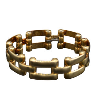 The Morrow:  Vintage Gold Filled Signed Simmons Bracelet