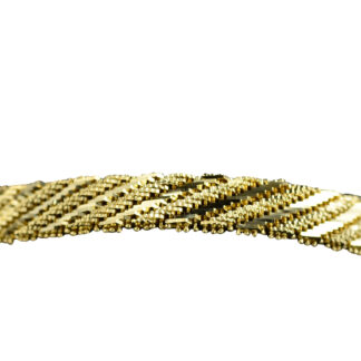 SOLD - The Elmore:  Vintage Ladies Mexican Yellow Gold Bracelet