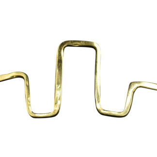 The Henlopen:  Funky Mid-Century Modern 14 Karat Yellow Gold Bracelet