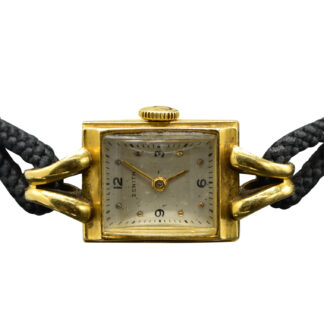 The Zenith:  Vintage Ladies 18 Karat Gold Zenith Wristwatch