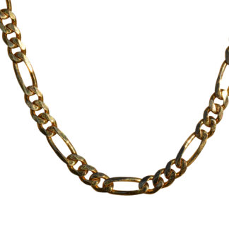 Men's 14 Karat Yellow Gold Figaro Chain