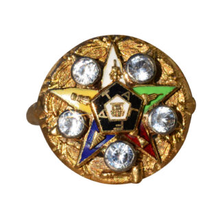 SOLD - Past Matron Eastern Star Ring in 14K Gold