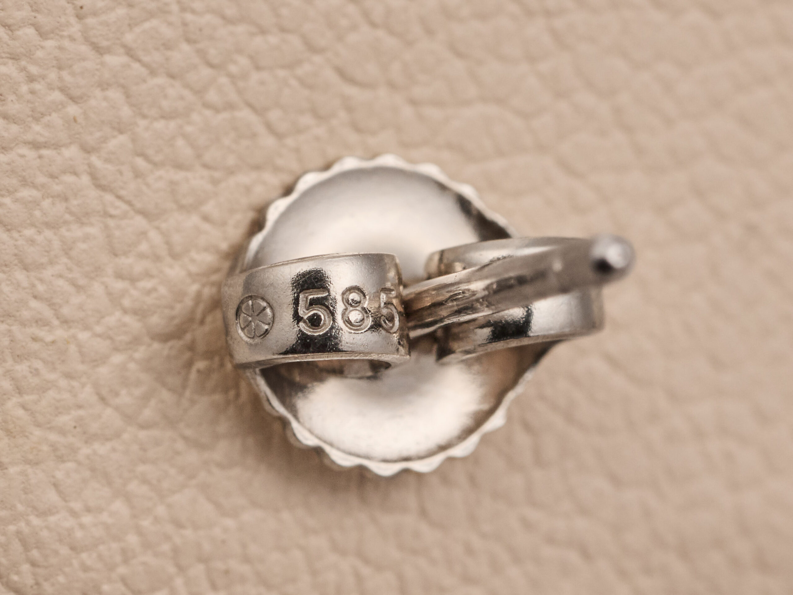 The Somara: Elaborate Antique Platinum Diamond Dangler Earrings - Image 5