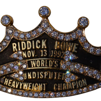 The Boxer: Original Riddick Bowe Undisputed Heavy Weight Champion Boxer Necklace from Riddick Bowe