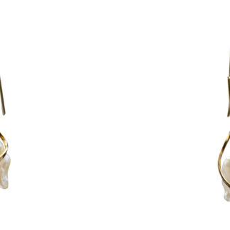 SOLD - The Mon Louis: Mississippi Fresh Water Pearl Freeform Earrings