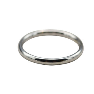 Ladies Classic Thin 14K Gold Wedding Band