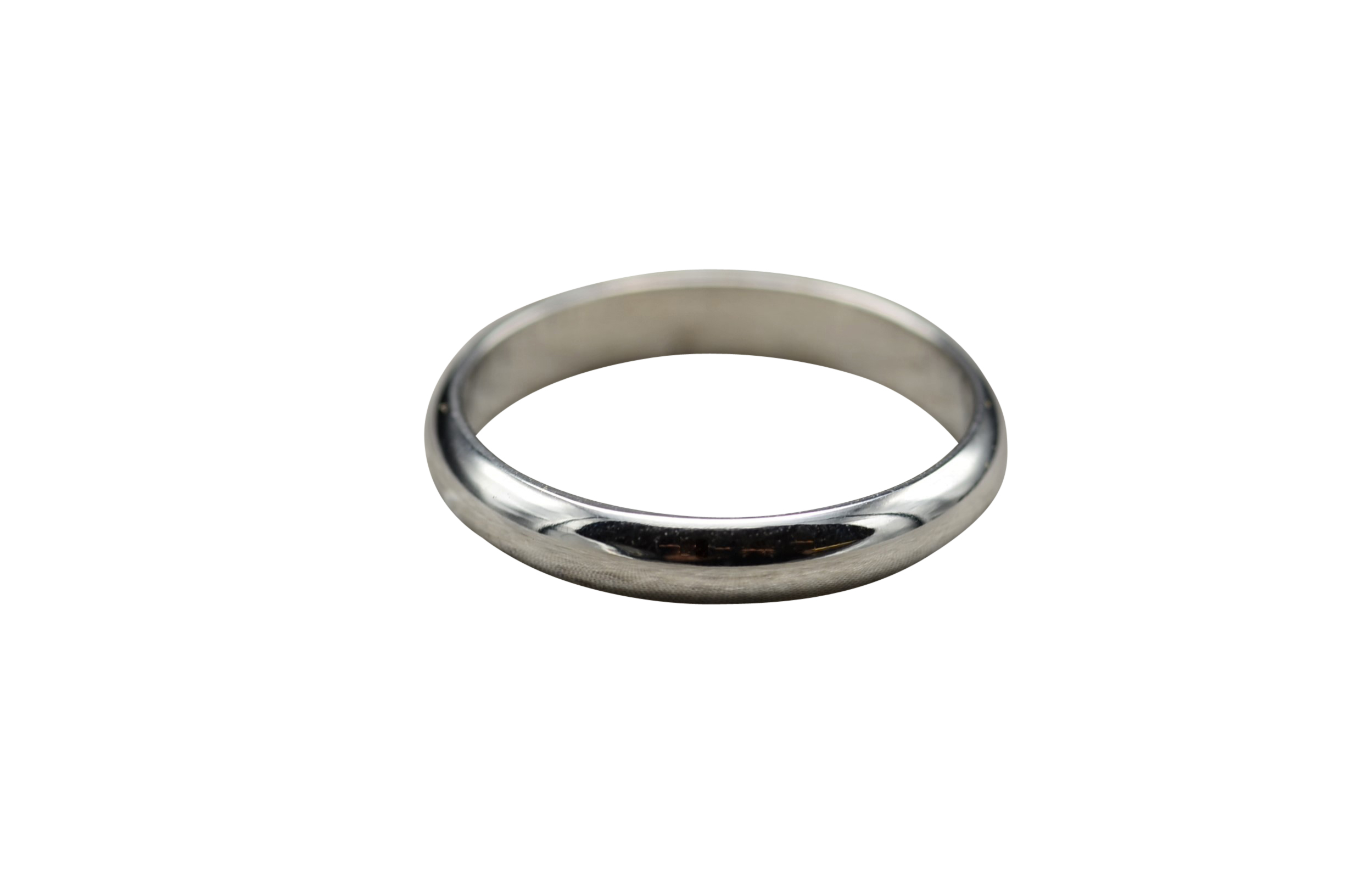 Ladies Classic 14K White Gold Wedding Band