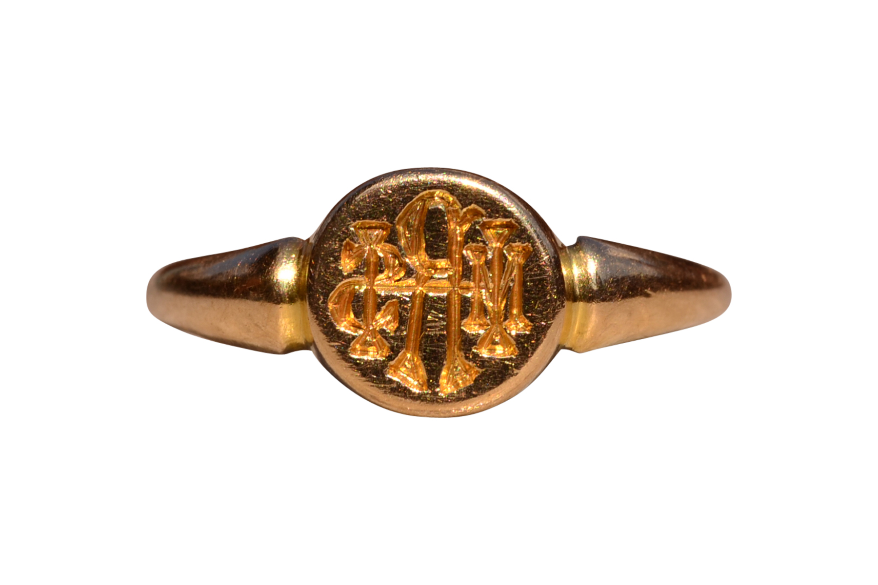 SOLD - The Tanami: Ladies English Made "MRS" Wax Seal Ring