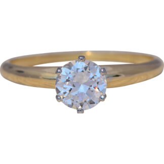 SOLD - The Classic Tiffany: Antique Tiffany and Company Solitaire Engagement Ring with Old European Cut Diamond