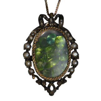 The Magon:  Ladies Antique Russian Necklace/Brooch Combination Piece