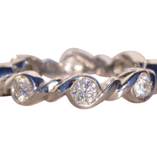 The Birch Tree: Designer Signed Platinum and Diamond Specialty Band