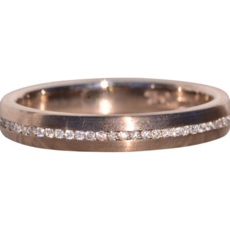 The Acacia: Designer Signed White Gold Natural Diamond Band