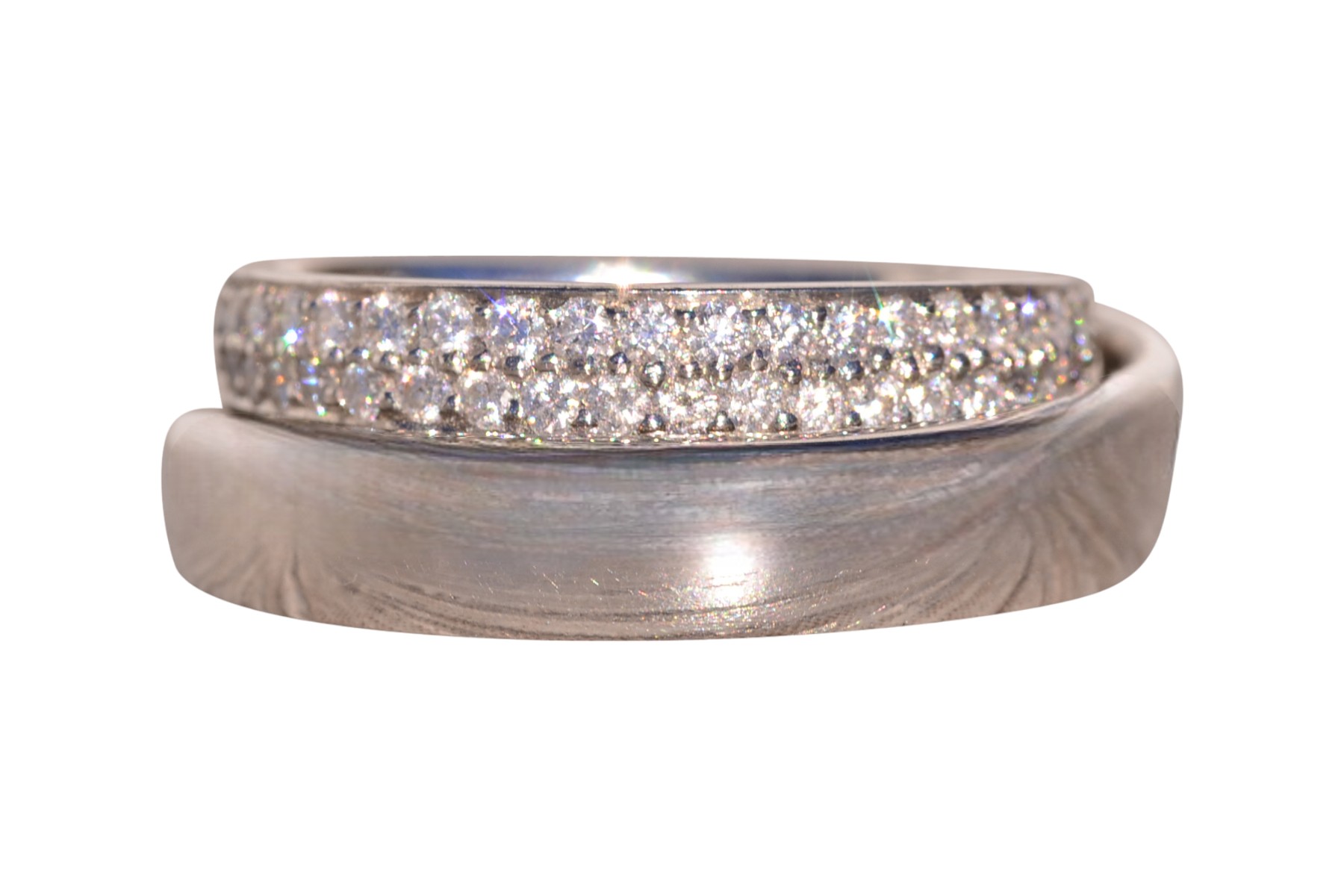 The Continuum: Designer Signed Platinum and Natural Diamond Band