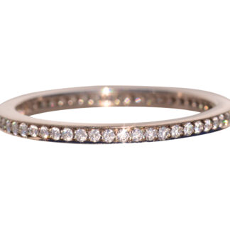 The Steller Thinny: Designer Signed Natural Diamond Eternity Band