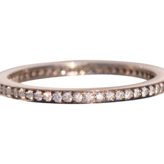 The Steller Mid: Designer Signed Natural Diamond Eternity Band