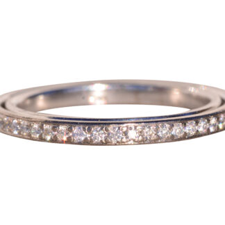 The Continuum Steller: Designer Signed Eternity Band with Natural Diamonds