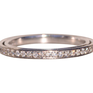 The Continuum Steller Two: Designer Signed Eternity Band with Natural Diamonds