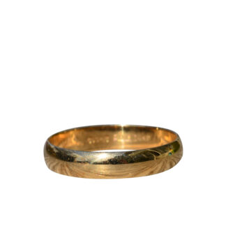SOLD - Vintage 14K Yellow Gold Wedding Band marked Cosmic
