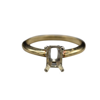Vintage Mounting Set in 14 Karat Yellow Gold
