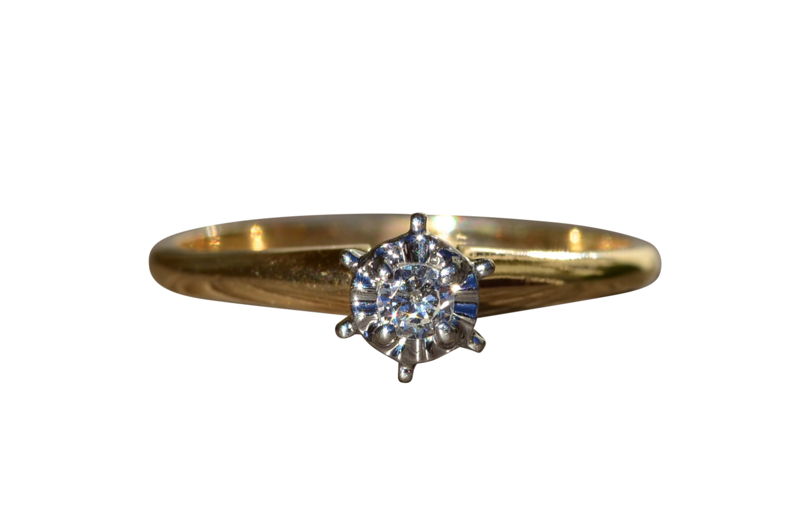 The Galewood: Ladies 14K Solitaire Engagement Ring