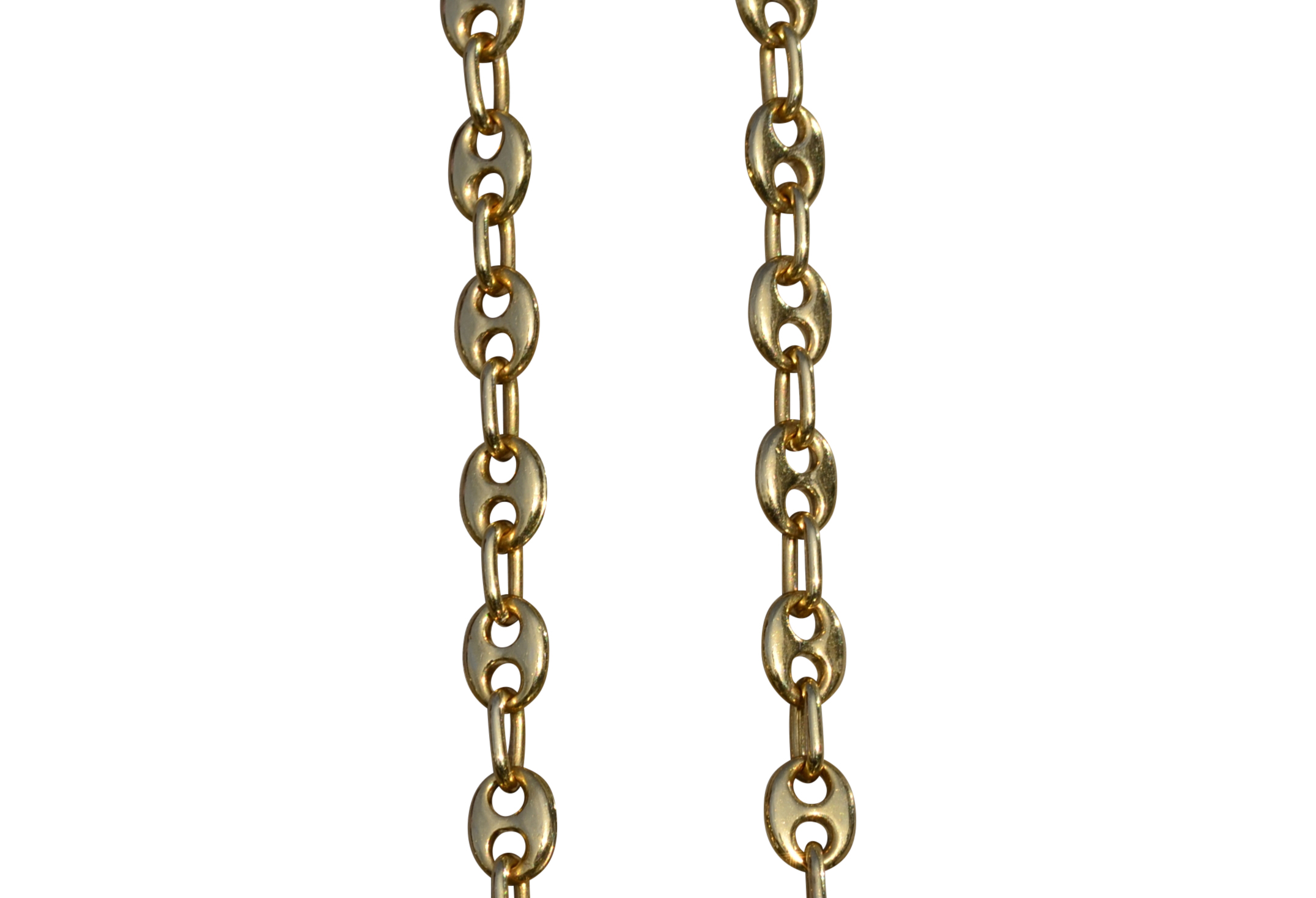 SOLD - Men's 14K Yellow Gold Mariner Style Chain