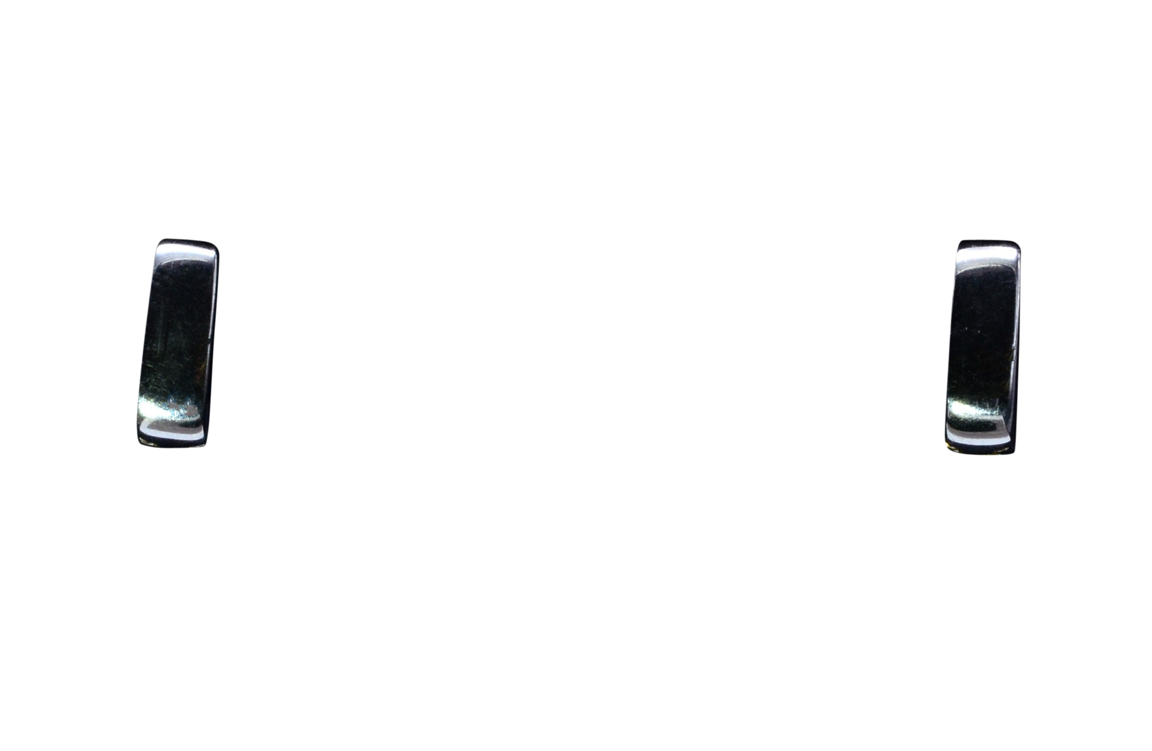 The Fountain Valley: Two Tone Reversible Huggie Earrings
