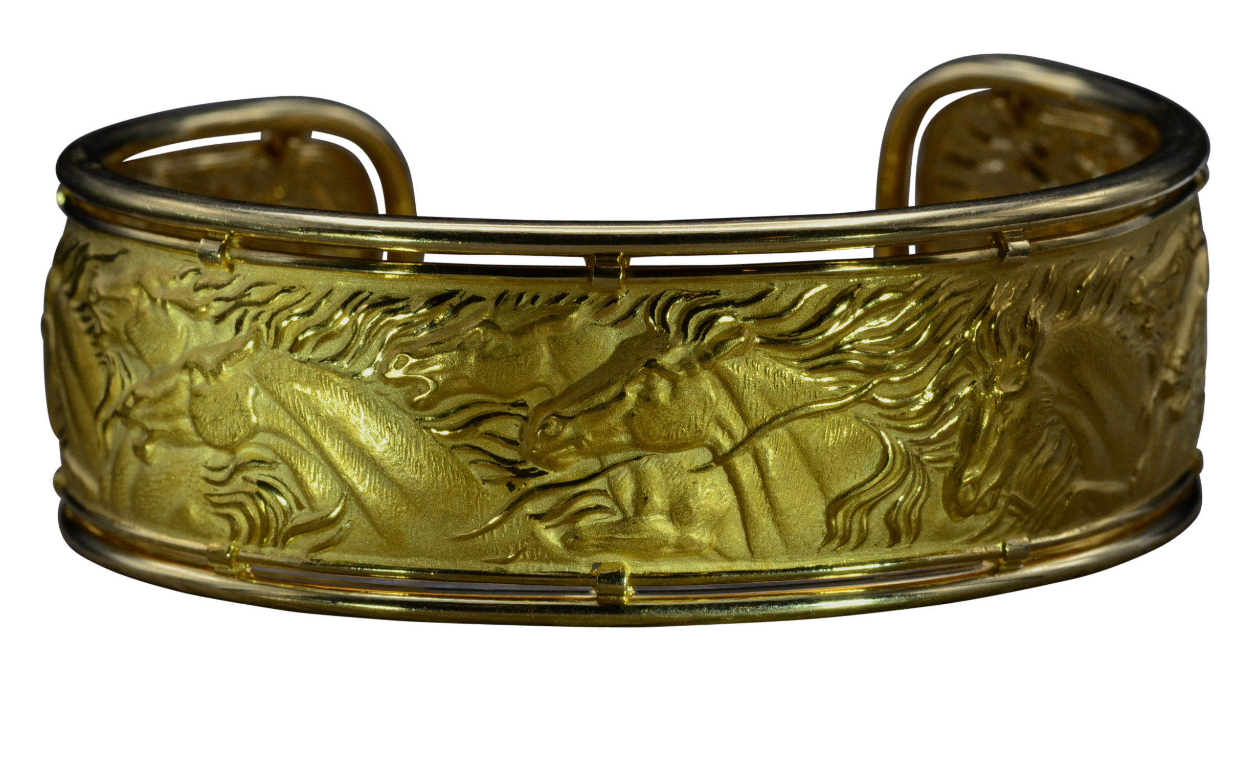 The Garden Grove: Carrera Y Carrera Repousse Bangle Bracelet