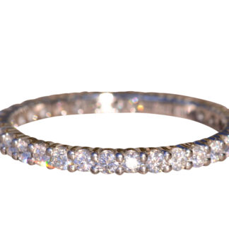 SOLD - The Scripps Ranch:  Platinum and Diamond Eternity Band