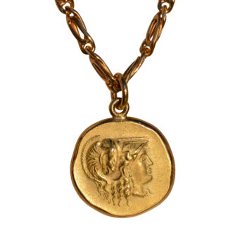 The New London: 22 Karat Gold Necklace with Soldier Pendant