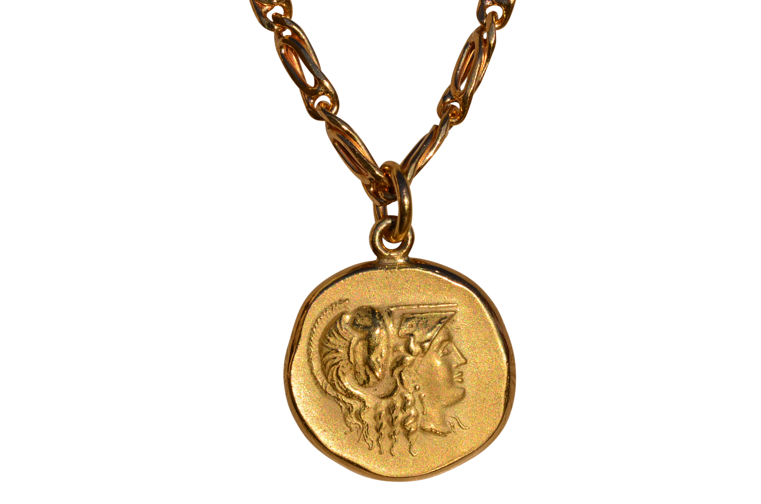 The New London: 22 Karat Gold Necklace with Soldier Pendant
