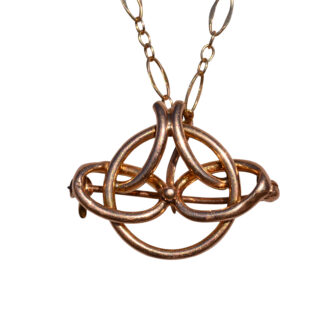The Deanville:  Rose Gold Brooch Pendant Combination