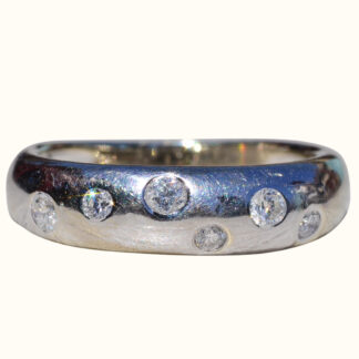 SOLD - The Soloma:  Ladies 14K Band set with 0.15 CTW Diamonds