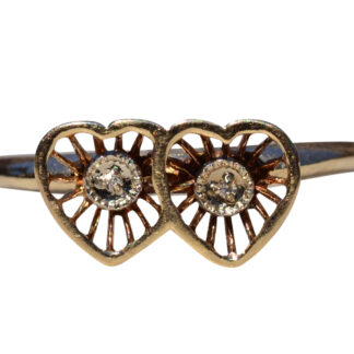 The Calwa: Antique Toi Et Moi Diamond Ring