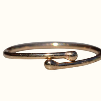 The Niceto:  Ladies Thin Adjustable 14K Gold Band