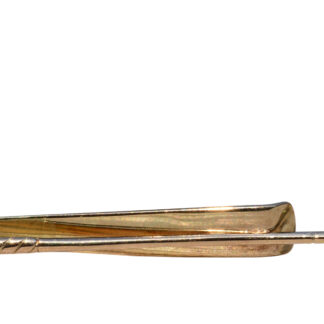 The Golfer: Yellow Gold Golf Club Tie Bar or Money Clip
