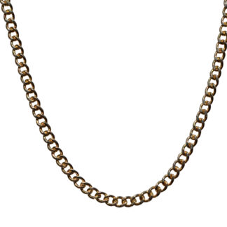 The Curb Deux: Cuban Curb Link Style Chain in Yellow Gold