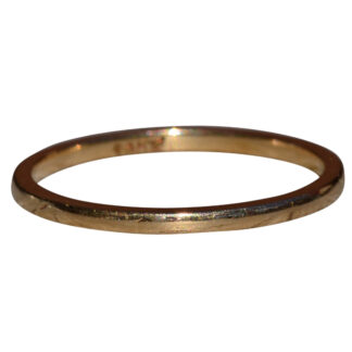 SOLD - Ladies Thin 14K Yellow Gold Stackable Band