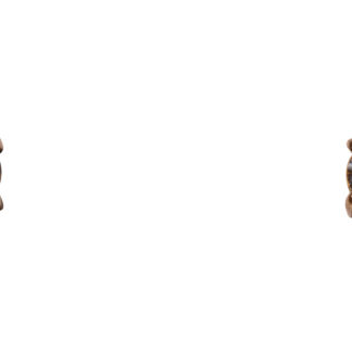 The 160th Street:  Vintage Yellow Gold Natural Diamond Studs