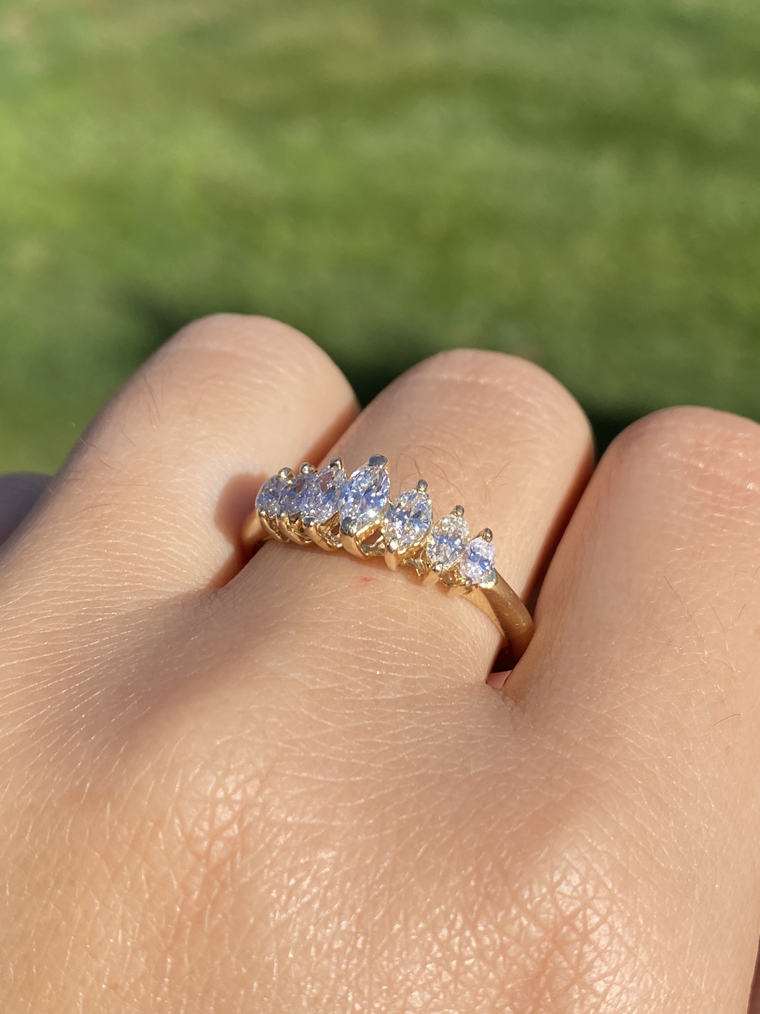 SOLD - The Tonnieville: Ladies 14K Yellow Gold Band set with 1CTW Diamonds - Image 9