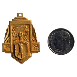The Blandford:  Circa 1939 Golfer Tournament Pendant