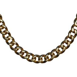 SOLD - The Molinete:  Men's 18K Yellow Gold 26" Curb Link Chain