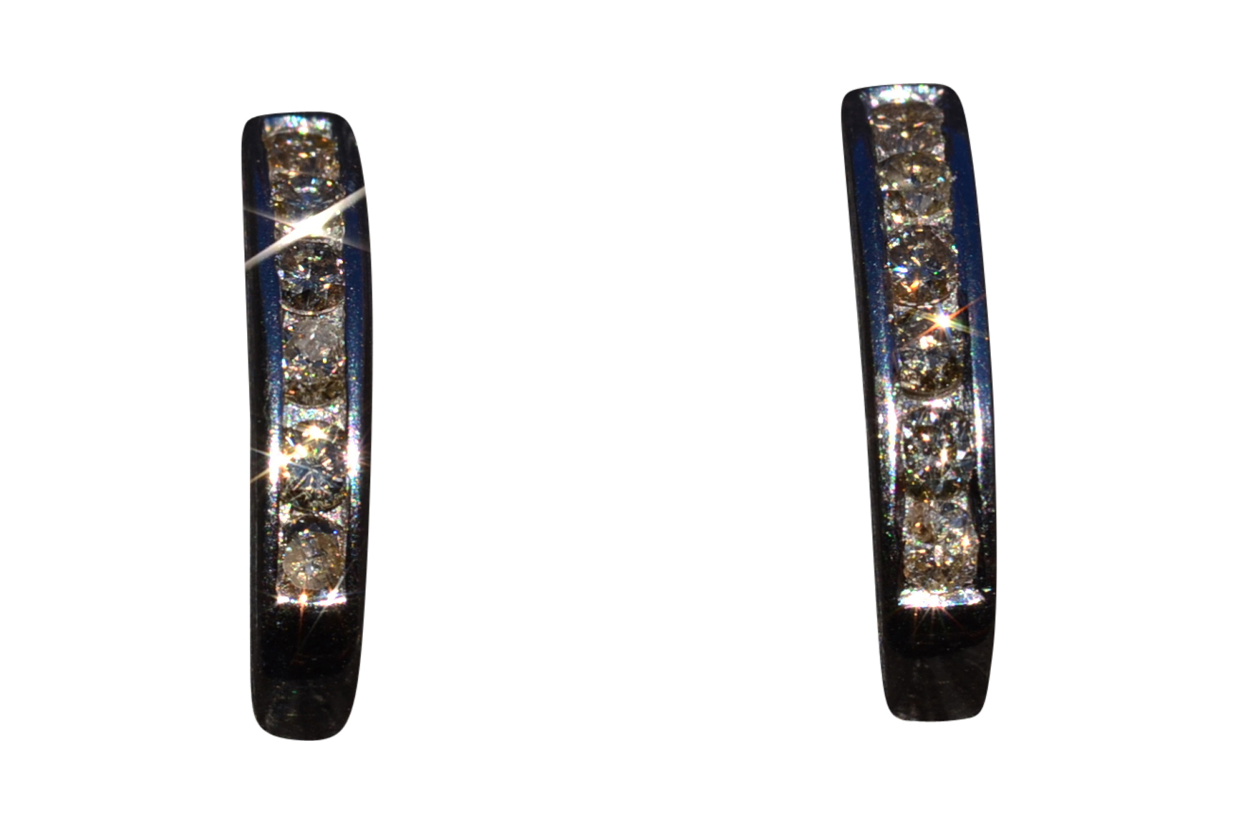 SOLD - The Ceralvos: Ladies Platinum Diamond Drop Earrings