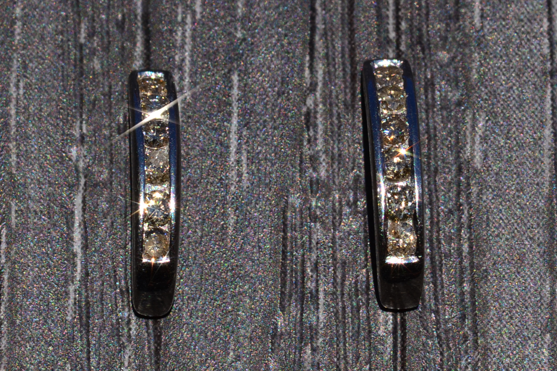 SOLD - The Ceralvos: Ladies Platinum Diamond Drop Earrings - Image 2