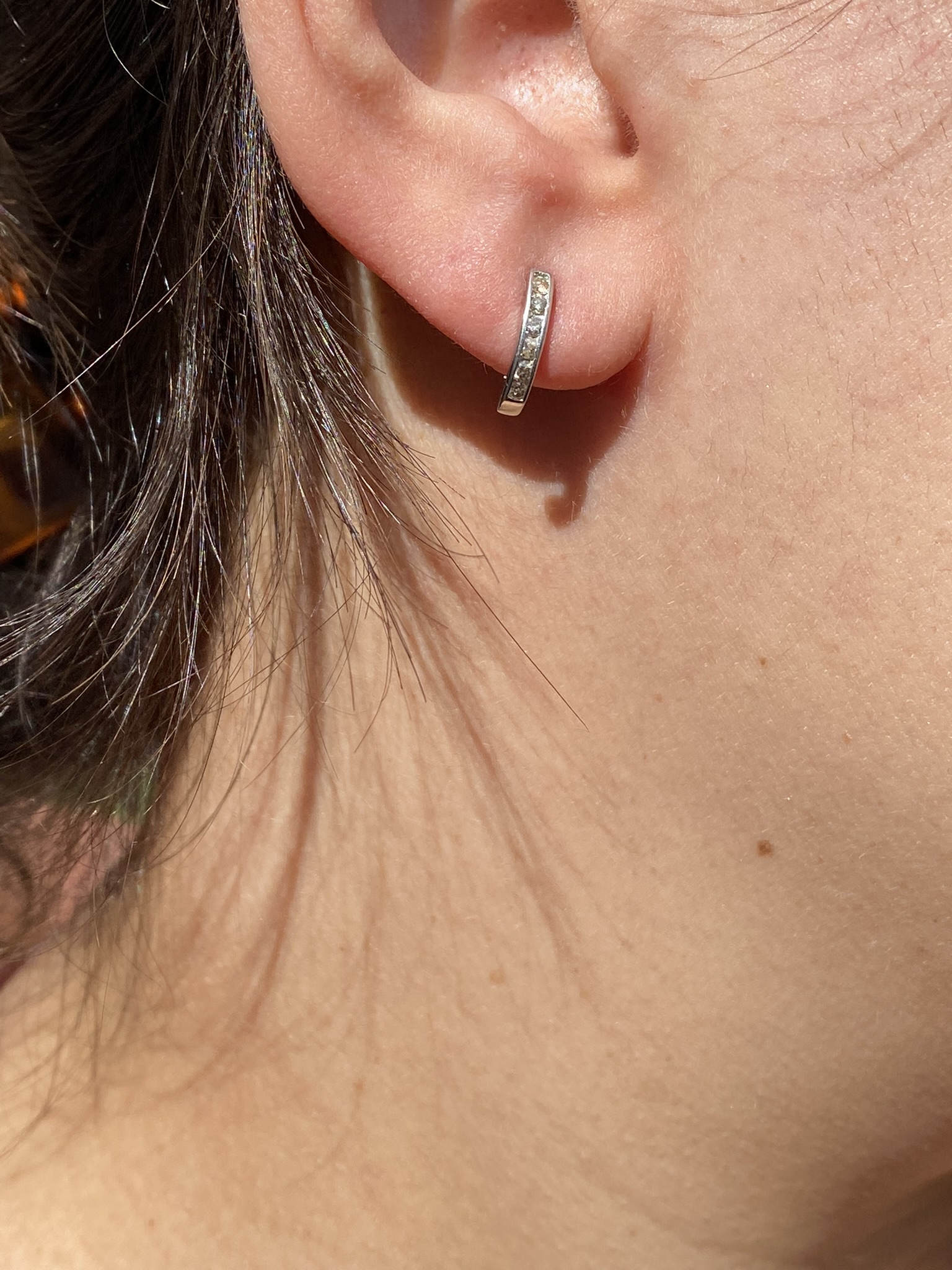 SOLD - The Ceralvos: Ladies Platinum Diamond Drop Earrings - Image 4