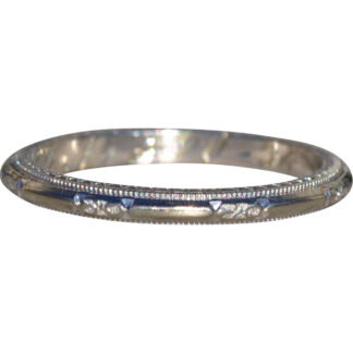 The Limantour:  Ladies Antique 18K Signed Eternity Band