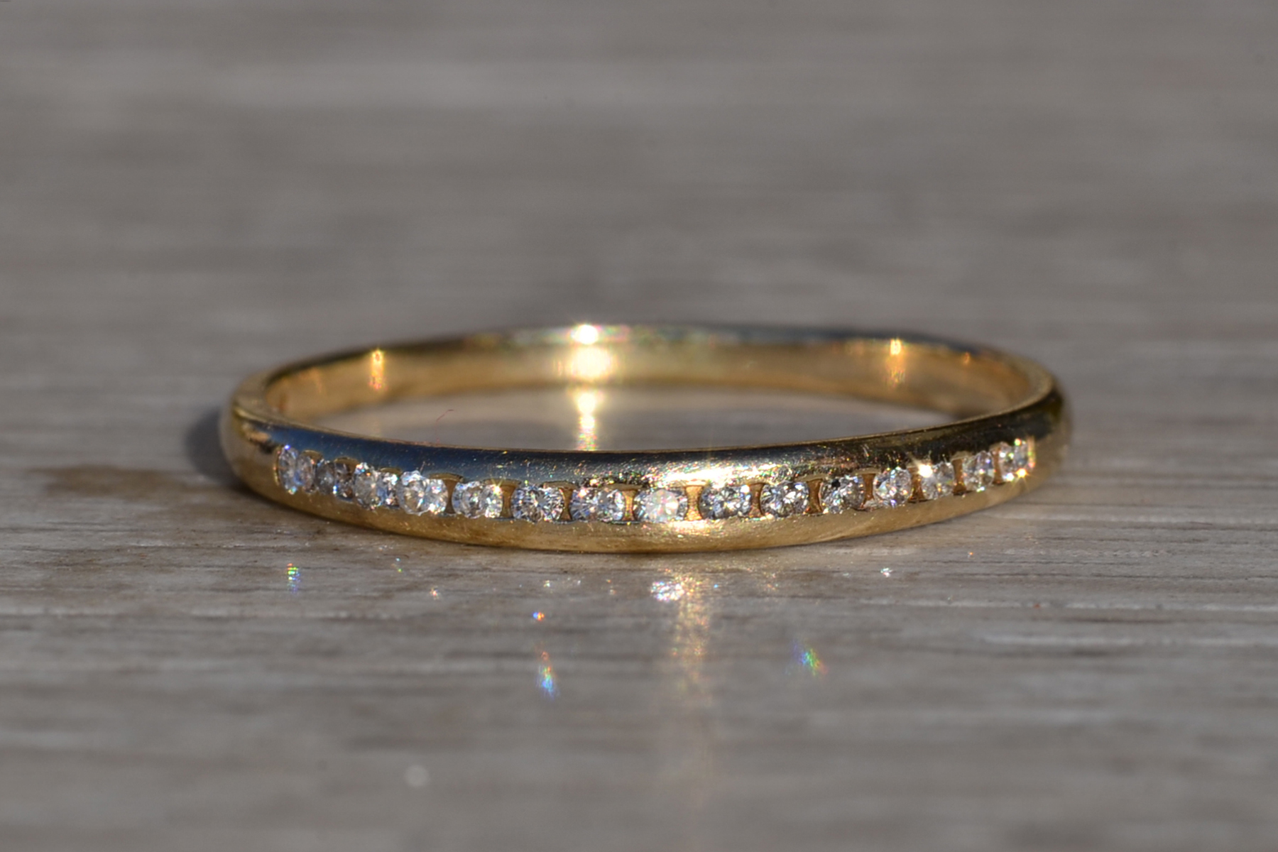 SOLD - The Cleone: Ladies 14K Diamond Band set with 0.16 CTW Diamonds - Image 2