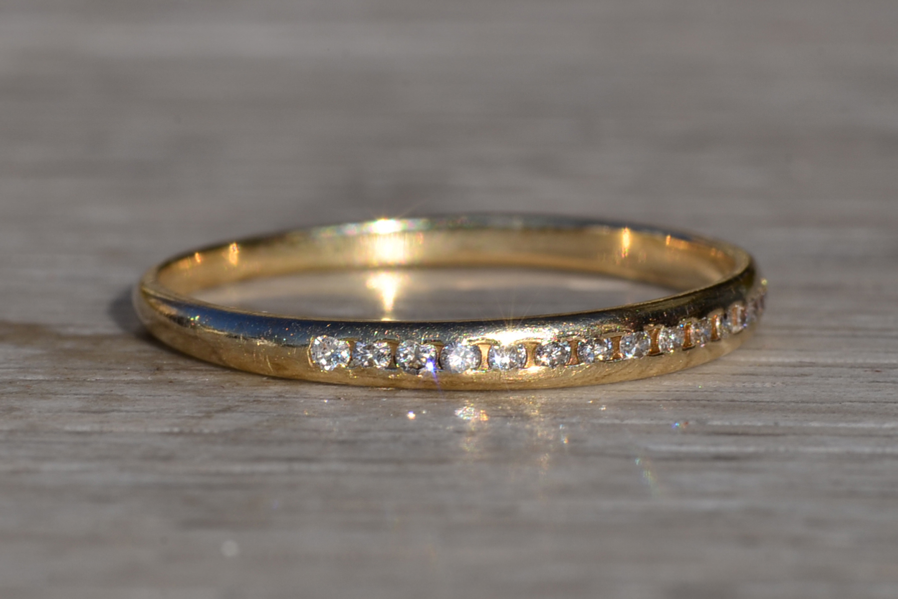 SOLD - The Cleone: Ladies 14K Diamond Band set with 0.16 CTW Diamonds - Image 6